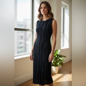 Reiss Women’s Knit Midi Dress Size 8